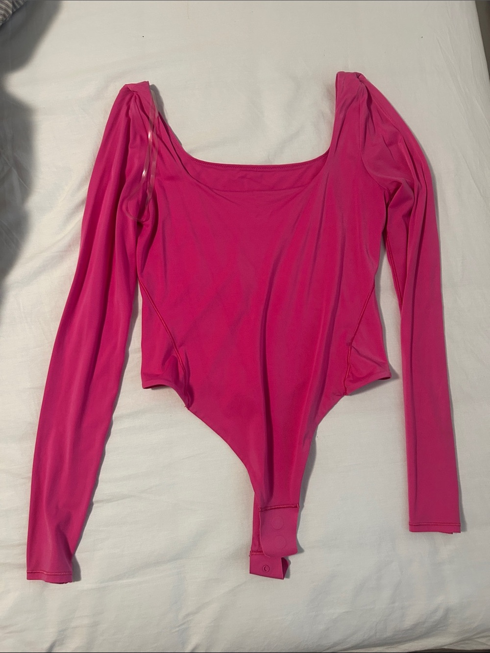 Wundermost Long Sleeve Bodysuit - Sonic Pink